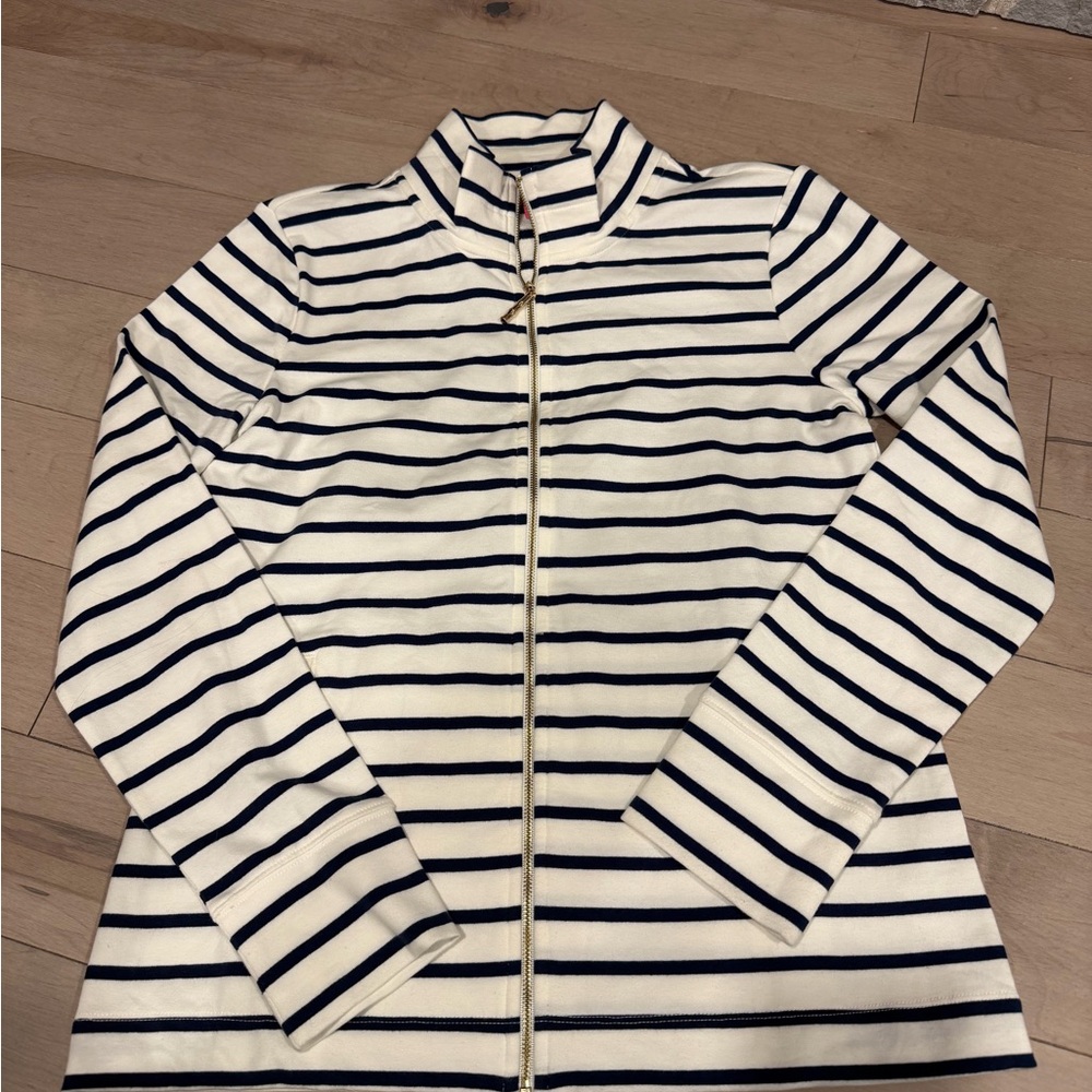 Lilly Pulitzer Striped Zip-Up Jacket